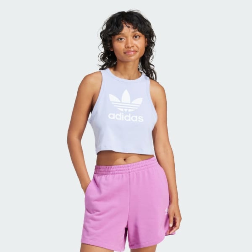 ADIDAS ADICOLOR TREFOIL TANK TOP PURPLE